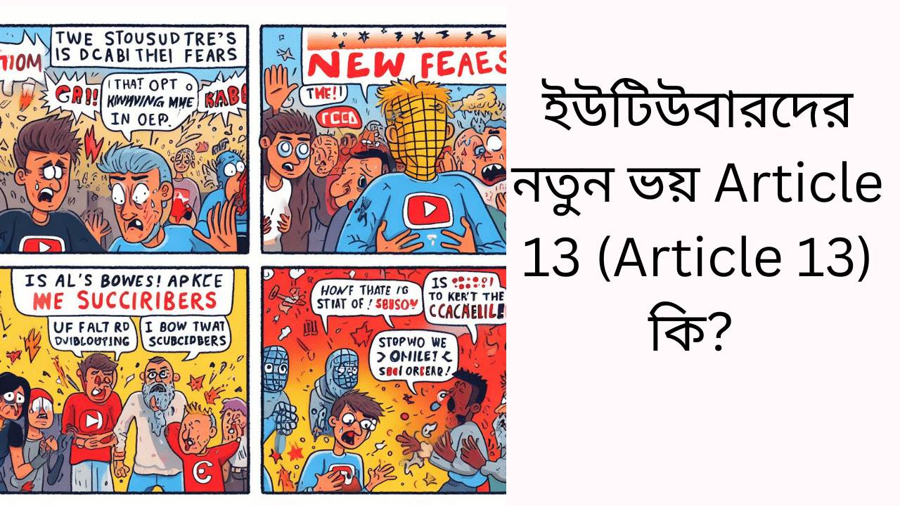 ইউটিউবারদের নতুন ভয় Article 13 (Article 13) কি?