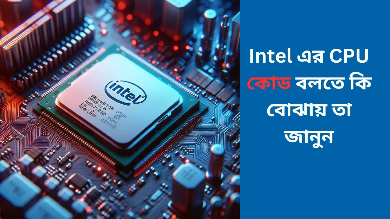 Intel এর CPU কোড