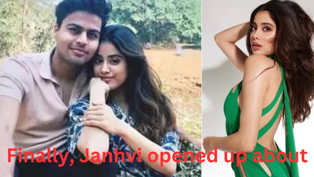 Finally, Janhvi opened up about her lover Shikhar