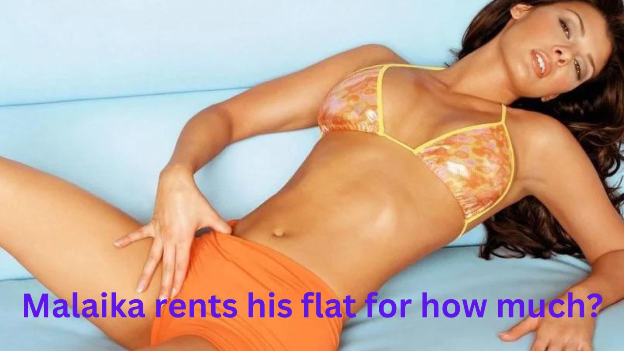 Malaika rents his flat for how much?
