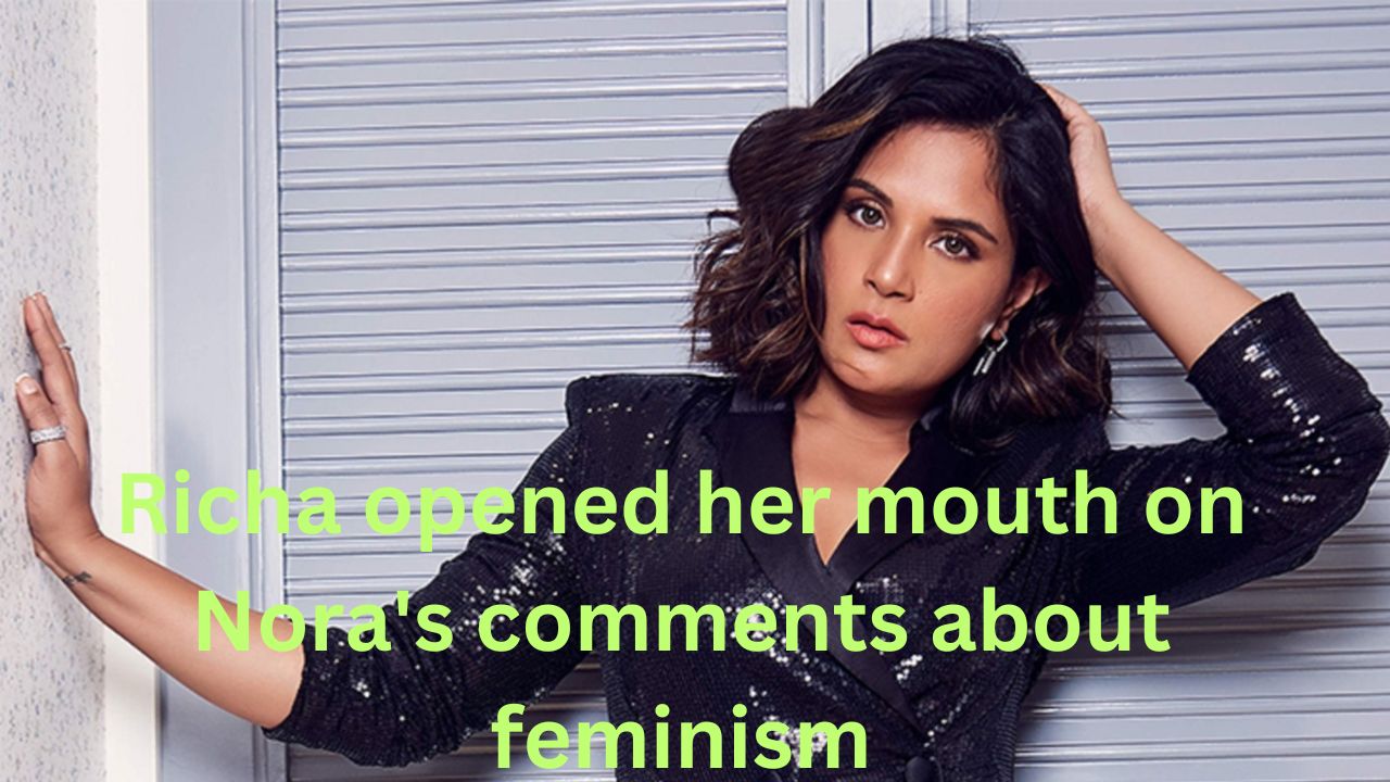 Richa opened her mouth on Nora’s comments about feminism