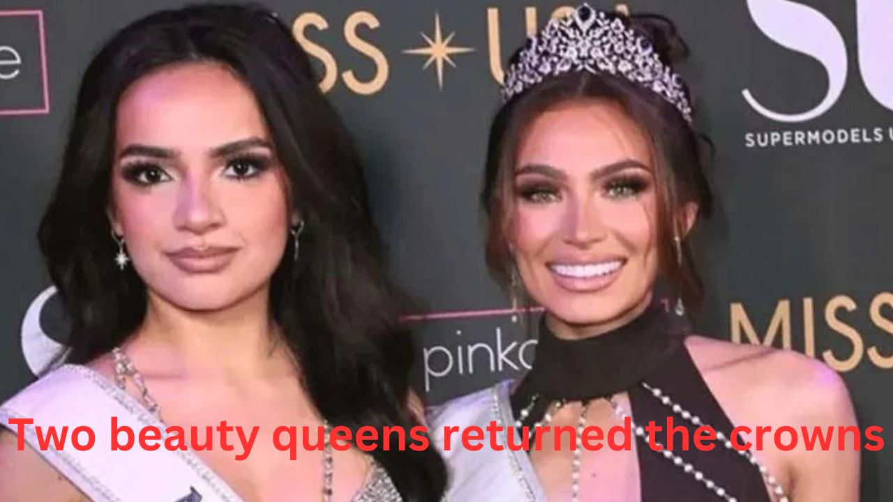 Two beauty queens returned the crowns of the beauty titles